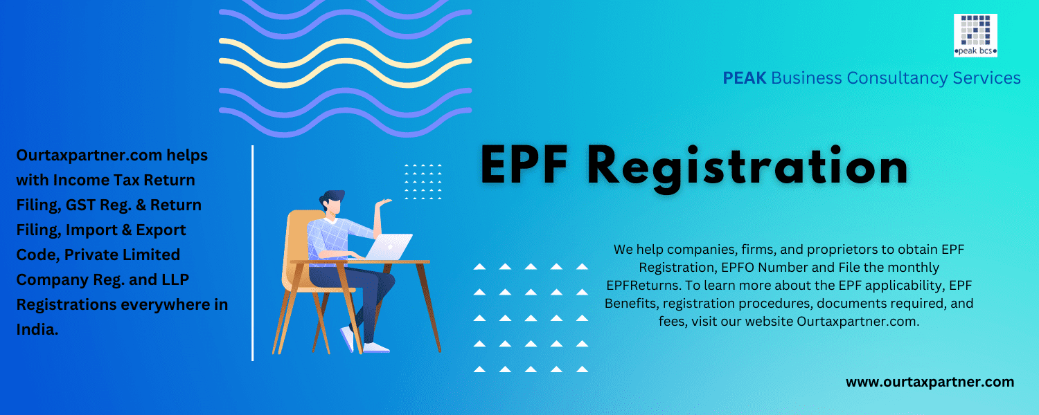 Helps to register under Employees Provident Fund Organization ( EPFO), EPF Registration assistance, Monthly EPF return filing services also provide advisory on applicability of EPF, Payroll calculation of EPF etc. 